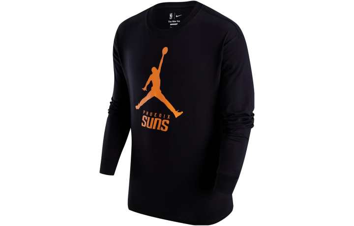Jordan Jordan T Shirts Men's Black Crew Neck Moderate Straight Fit