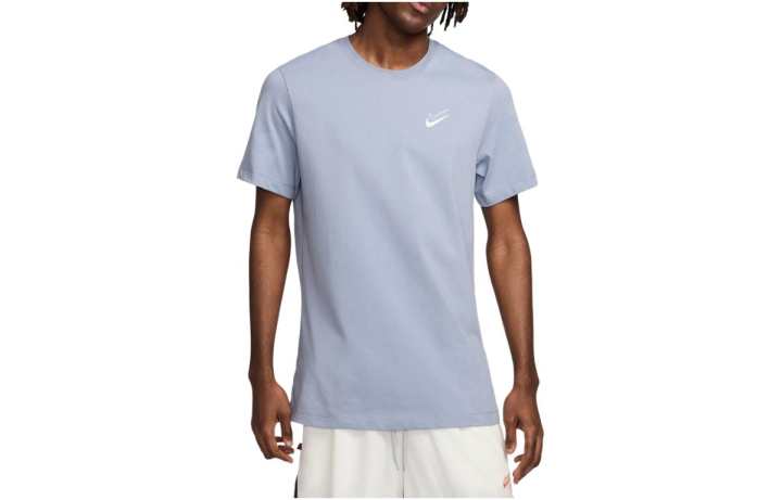 Nike Nike T Shirts Men's Blue Crew Neck Moderate Straight Fit
