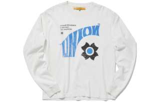Union T Shirts Men's White Crew Neck Moderate