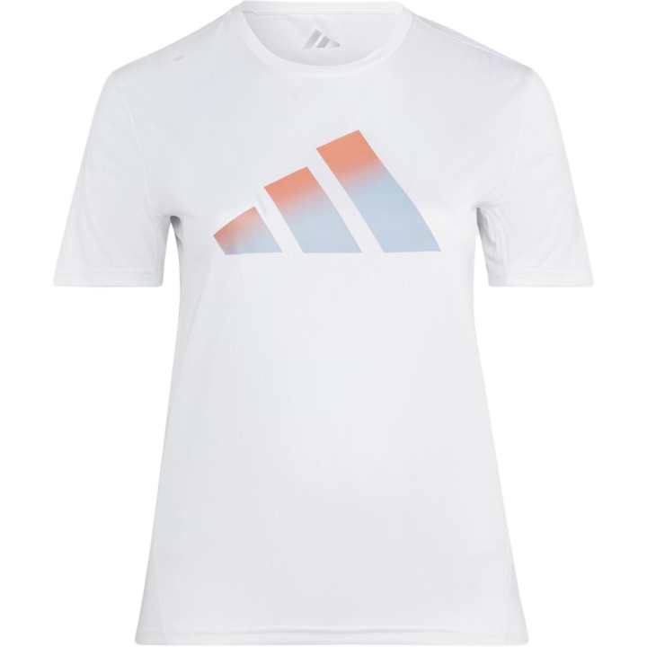 Adidas Adidas Run Icons 3 Bar Logo Tee T Shirt Men's White