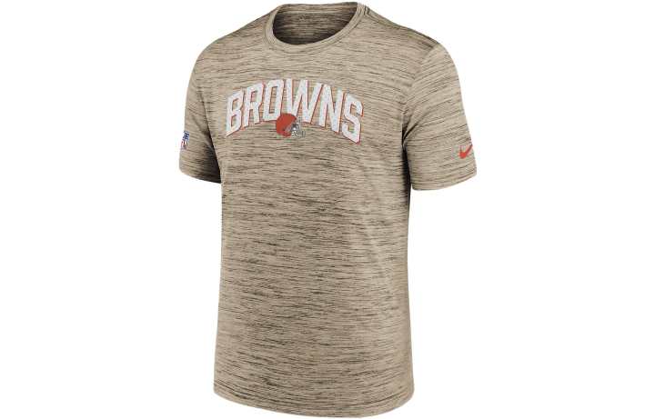 Nike Nike T Shirts Men's Camel Crew Neck Moderate Straight Fit