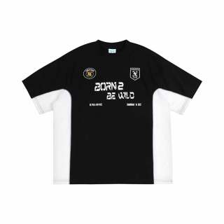 WILDX T Shirts Unisex Crew Neck Moderate Straight Fit