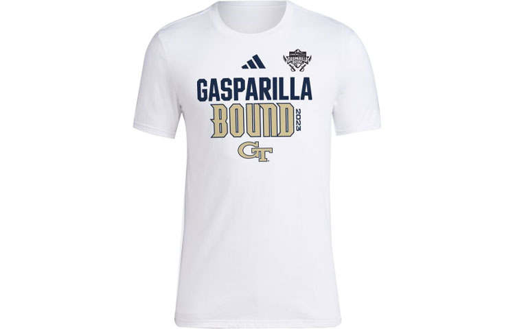 Adidas Adidas Georgia Tech Bowl Bound Tee T Shirt Men's White