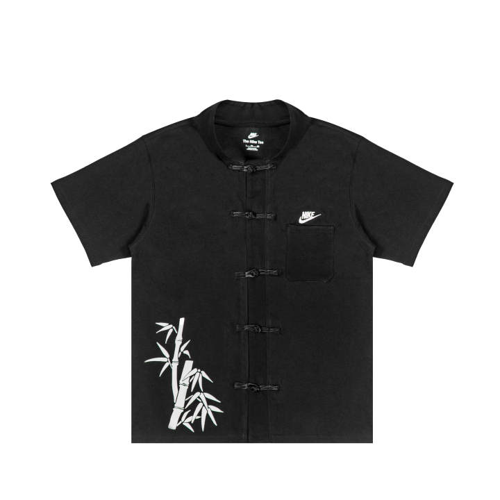 Nike Nike T Shirts Unisex Black Stand Collar Moderate Straight Fit