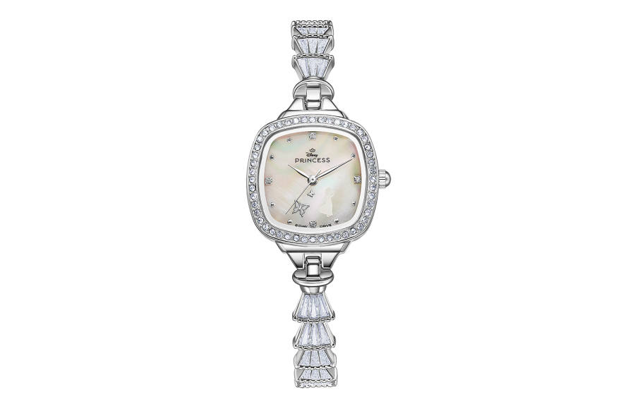 Disney Princess Quartz Movement Alloy Strap Watch Women's Watch White Dial