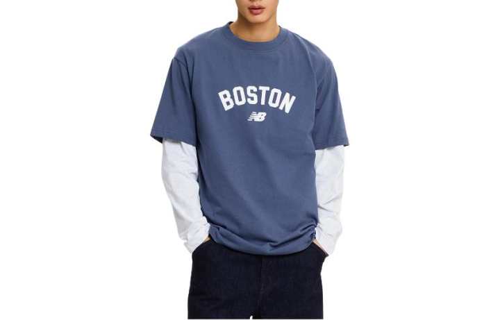 New Balance New Balance T Shirt Unisex Blue