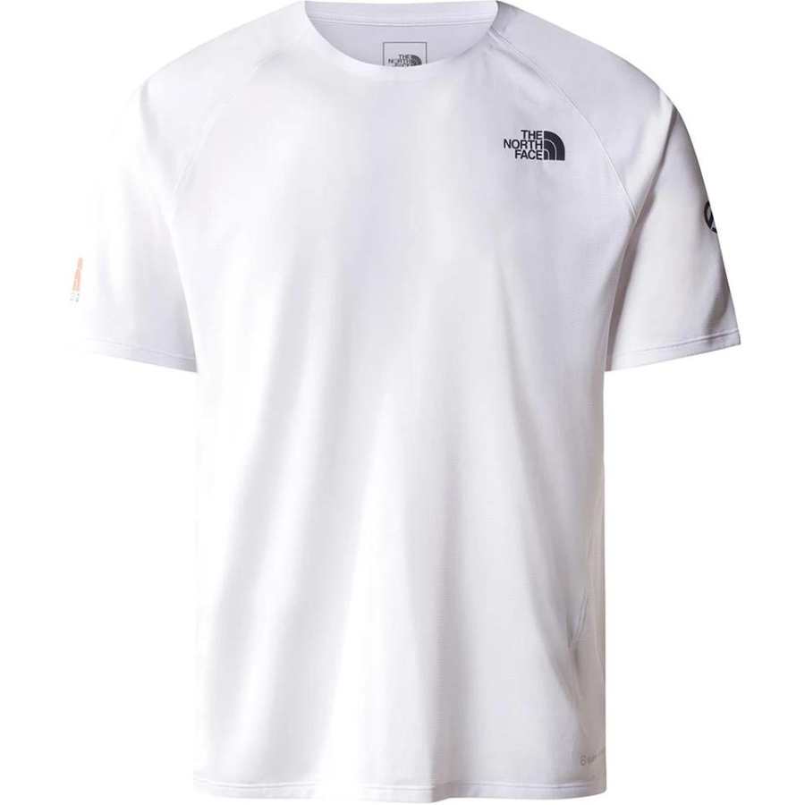 THE NORTH FACE SUMMIT T Shirts Men's White Crew Neck Moderate Straight Fit