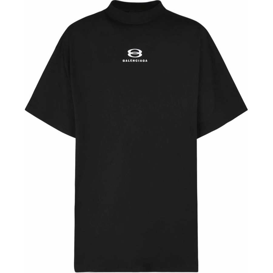 Balenciaga T Shirt Loose Fit Men's Black
