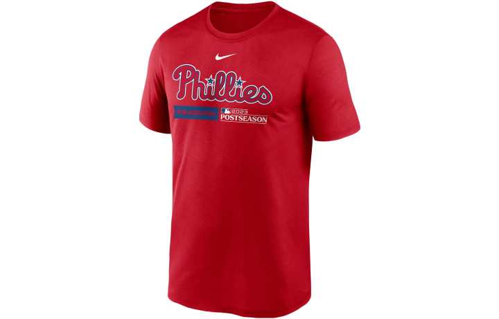 Nike Nike X MLB T Shirts Men's Red Crew Neck Moderate Straight Fit