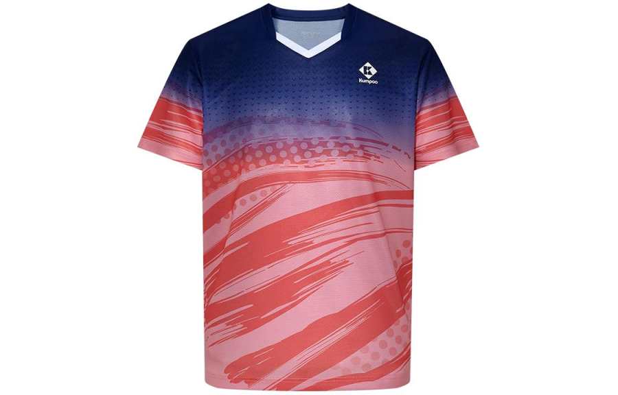 KUMPOO T Shirts Men's V Neck Moderate Other