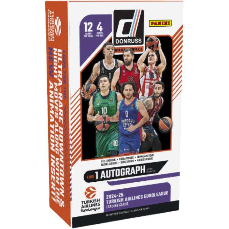 PANINI 2024 25 PANINI Donruss Turkish Airlines EuroLeague Hobby Box