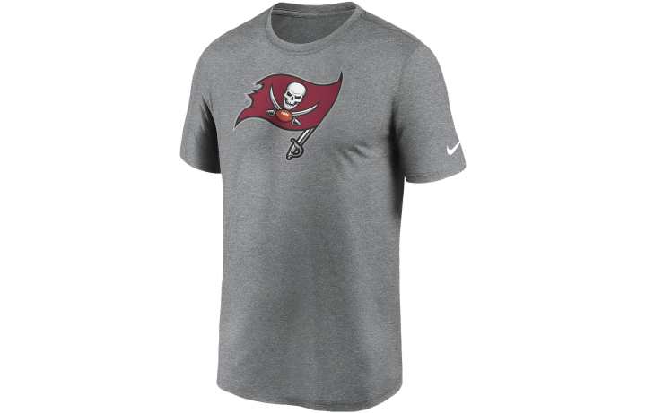 Nike Nike T Shirts Men's Gray Crew Neck Moderate Straight Fit