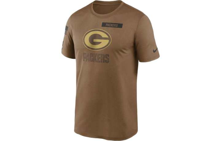 Nike Nike T Shirts Men's Brown Crew Neck Moderate Straight Fit
