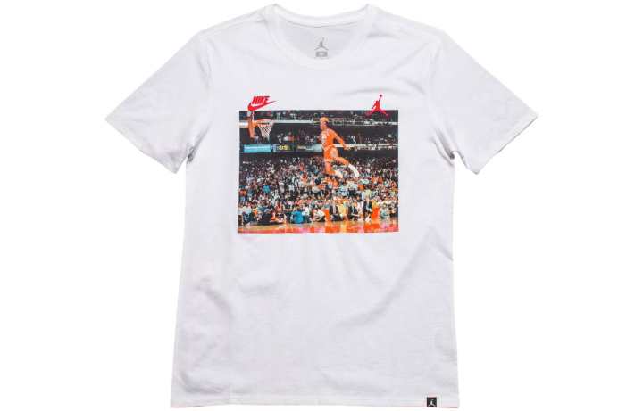 Jordan Jordan T Shirts Men's White Crew Neck Moderate