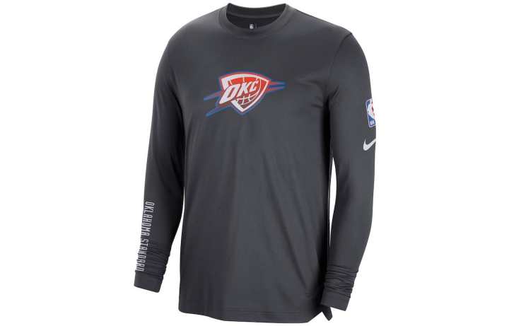 Nike Nike T Shirts Men's Gray Crew Neck Moderate Straight Fit
