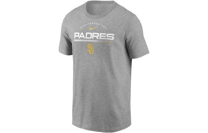 Nike Nike T Shirts Men's Gray Crew Neck Moderate Straight Fit