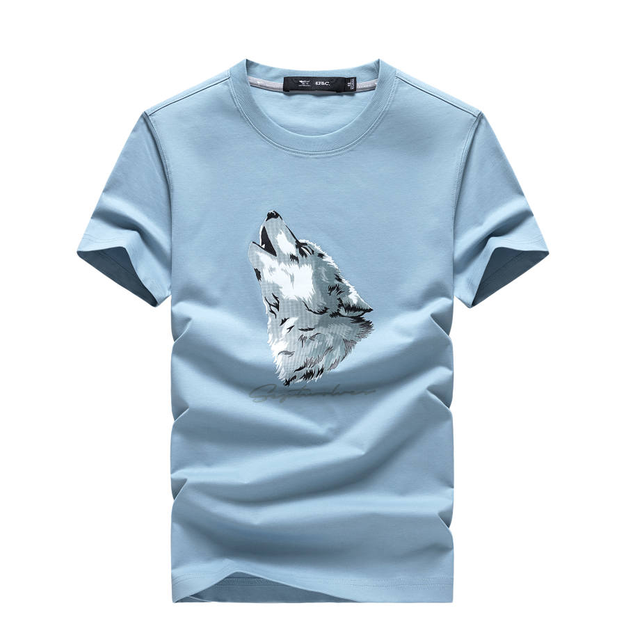 SEPTWOLVES SEPTWOLVES T Shirts Men's Crew Neck Thin Other