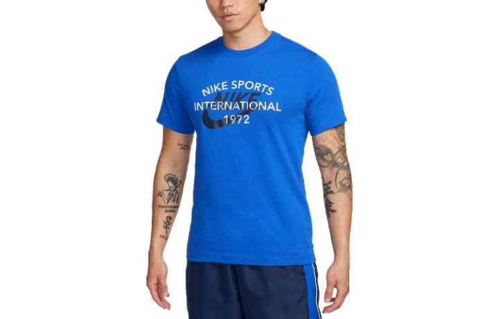 Nike Nike Sportswear T Shirt Men's Blue