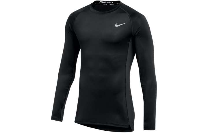 Nike Nike T Shirts Men's Black Crew Neck Moderate Straight Fit