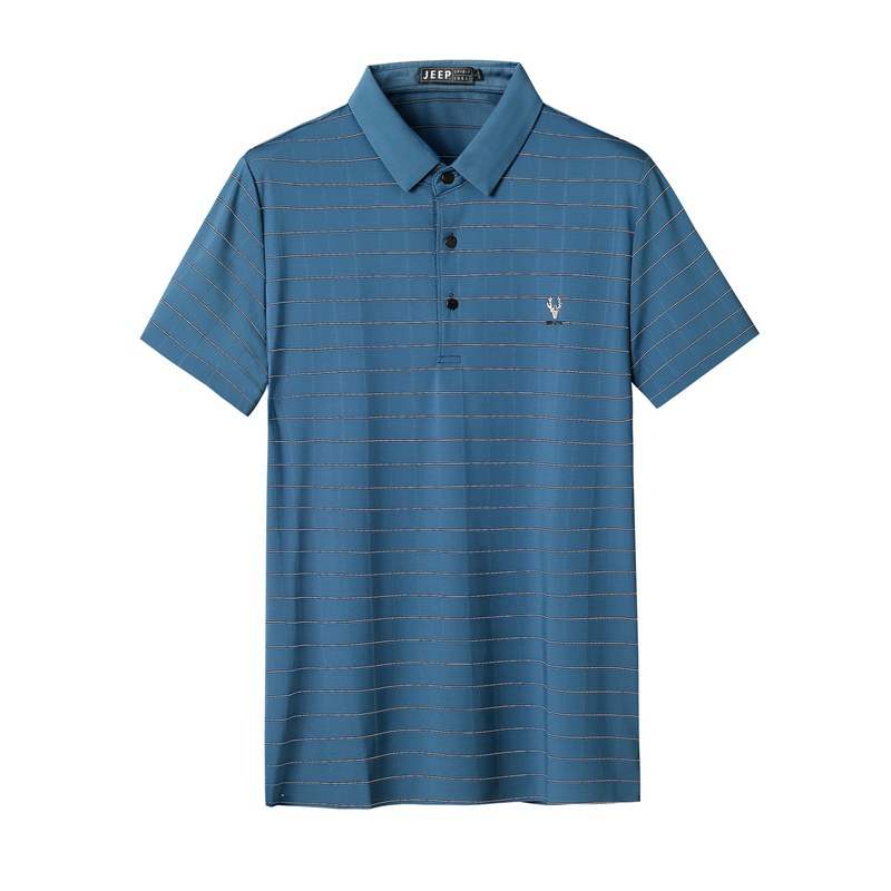 JEEP SPIRIT T Shirts Men's Polo Collar Thin Straight Fit