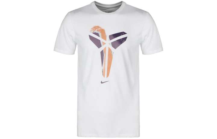 Nike Nike T Shirts Men's White Crew Neck Moderate Straight Fit