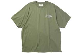 Union T Shirts Men's Olive Crew Neck Moderate Straight Fit
