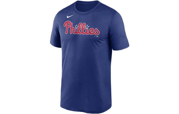 Nike Nike T Shirts Men's Blue Crew Neck Moderate Straight Fit