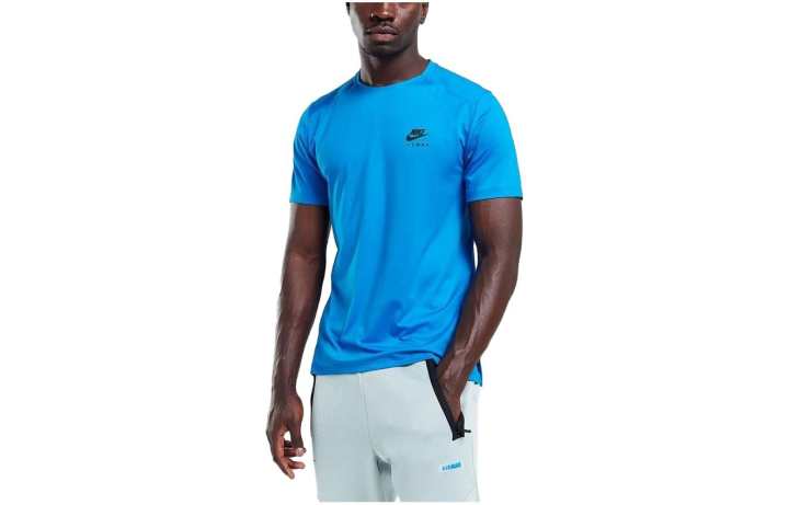 Nike Nike T Shirts Men's Blue Crew Neck Moderate Other