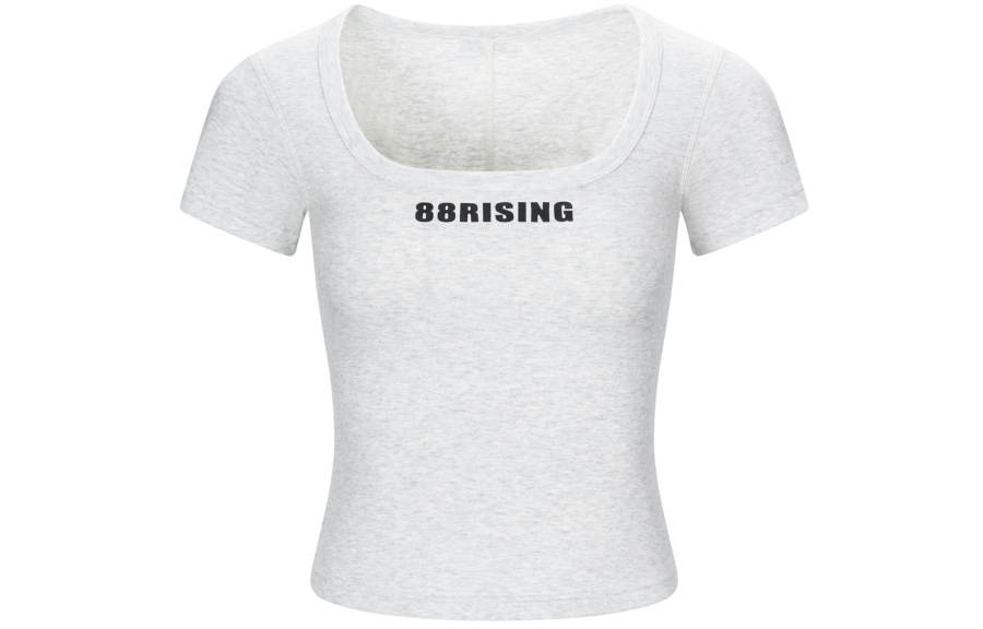 88rising T Shirts Women's Crew Neck Thin Straight Fit