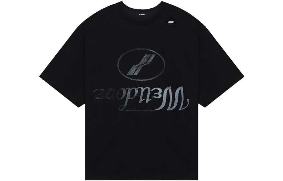 WE11DONE WE11DONE Logo Printed Round Neck T Shirt