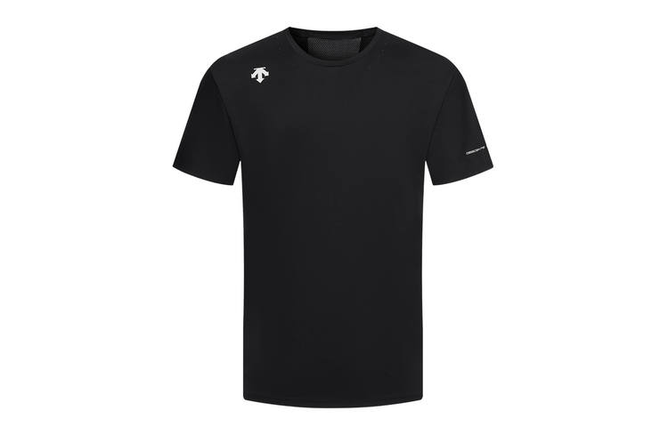DESCENTE RUNNING T Shirts Men's Crew Neck Moderate Straight Fit