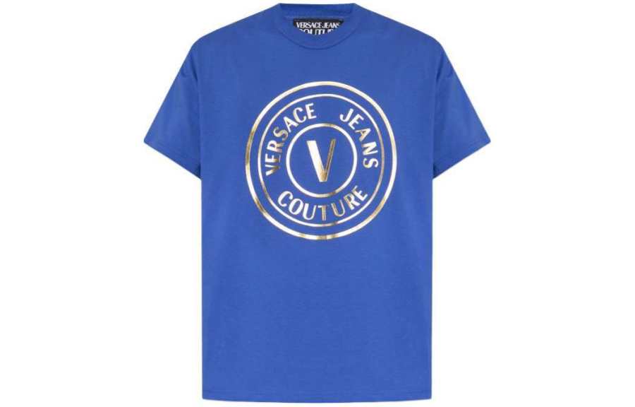 Versace Jeans Couture Logo Printed Crewneck T-Shirt