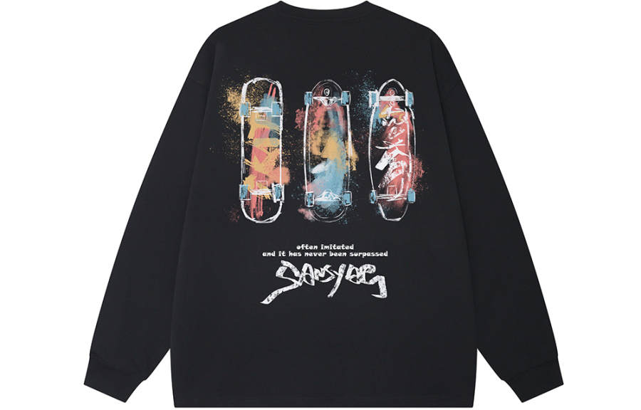 SANSYAS T Shirts Unisex Crew Neck Moderate Straight Fit