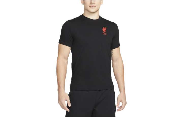 Nike Nike T Shirts Men's Black Crew Neck Moderate Straight Fit