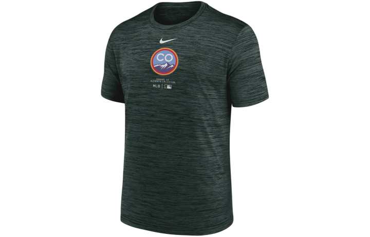 Nike Nike Colorado Rockies City Connect Practice Velocity Men's Nike Dri FIT Mlb T Shirt