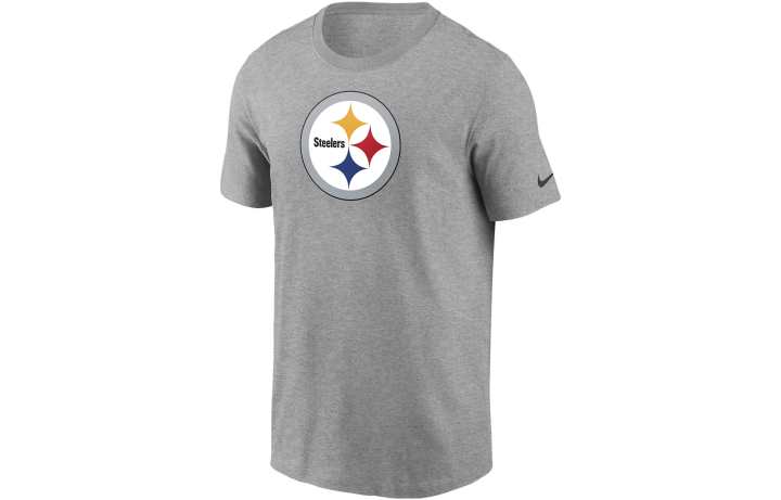 Nike Nike T Shirts Men's Gray Crew Neck Moderate Straight Fit