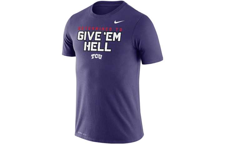 Nike Nike Tcu Men's Nike Dri FIT College T Shirt