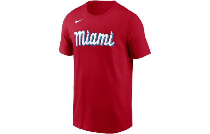 Nike Nike T Shirts Men's Red Crew Neck Moderate Straight Fit
