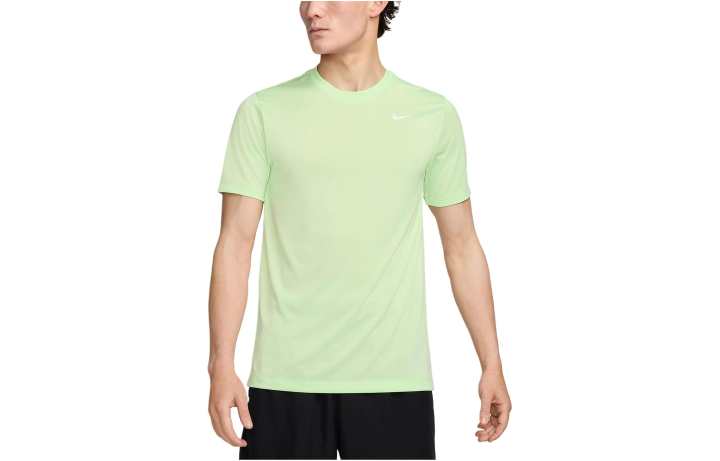 Nike Nike T Shirts Men's Green Crew Neck Moderate Straight Fit
