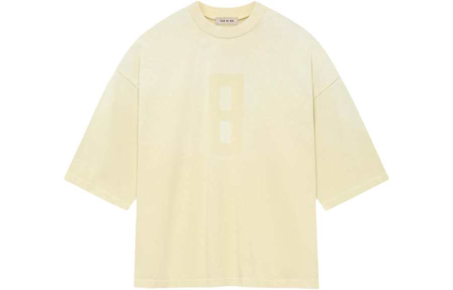 Fear Of God SS24 T Shirt Unisex Lemon Cream