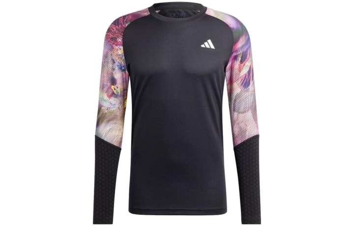 Adidas Adidas T Shirts Men's Black Crew Neck Moderate Straight Fit