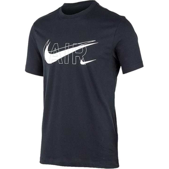 Nike Nike T Shirts Men's Black Crew Neck Moderate Straight Fit