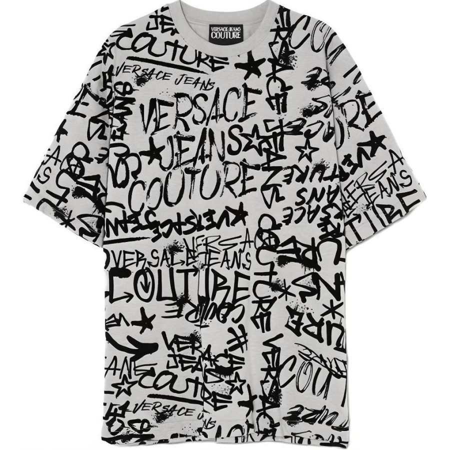 VERSACE JEANS COUTURE T Shirt Men's Gray
