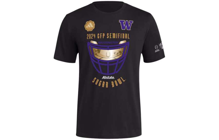 Adidas Adidas Washington Cfp Semifinal Participant Te T Shirt Men's Black