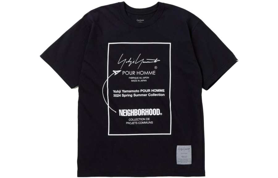 Yohji Yamamoto Yohji Yamamoto X Neighborhood Logo-print Cotton T-shirt