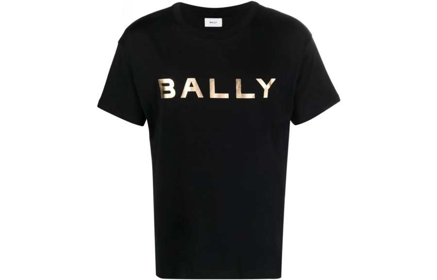 BALLY Bally metallic-logo cotton T-shirt