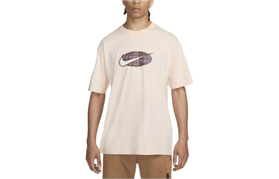 Nike Nike Sportswear T Shirt Men's Peach Pink