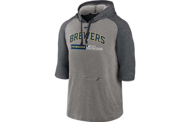 Nike Nike T Shirts Men's Gray Hooded Moderate