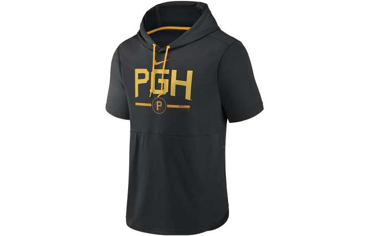 Nike Nike T Shirts Men's Black Hooded Moderate Straight Fit