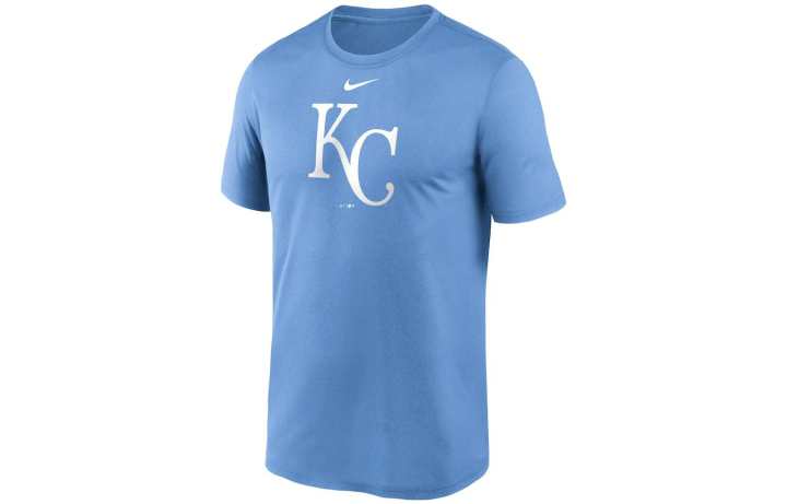 Nike Nike T Shirts Men's Blue Crew Neck Moderate Straight Fit